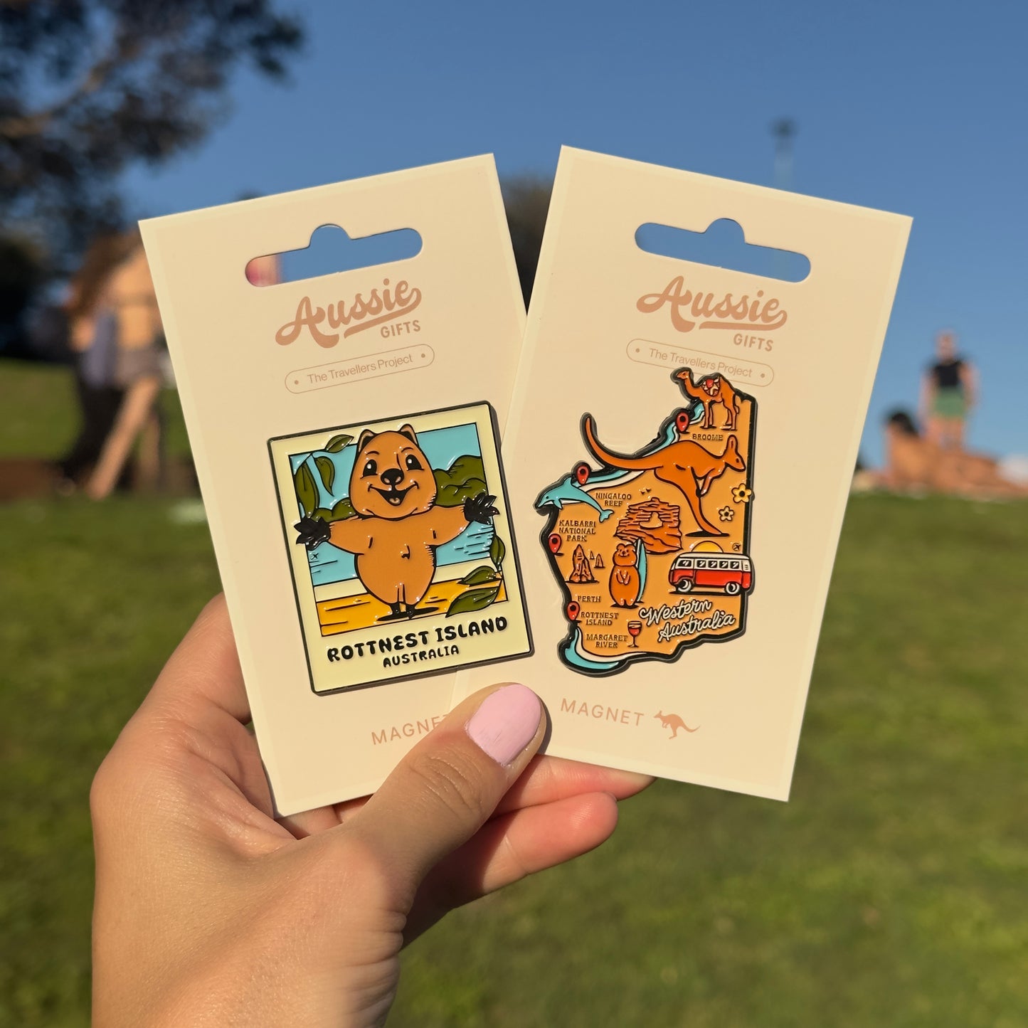 AG PER Quokka Polaroid Enamel Magnet