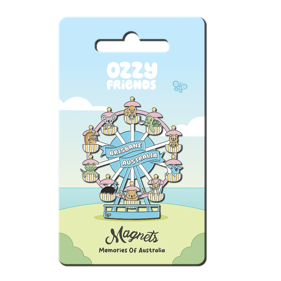 OF BNE Ferris Wheel Enamel Magnet