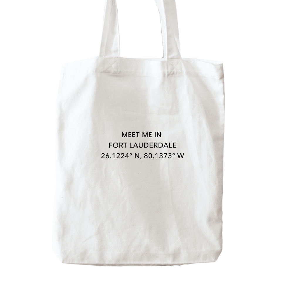 Meet me in Fort Lauderdale Tote Bag