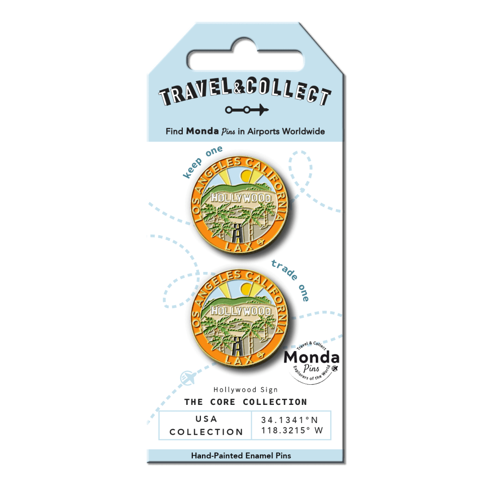 Monda Pins Los Angeles Hollywood Pin 2pk