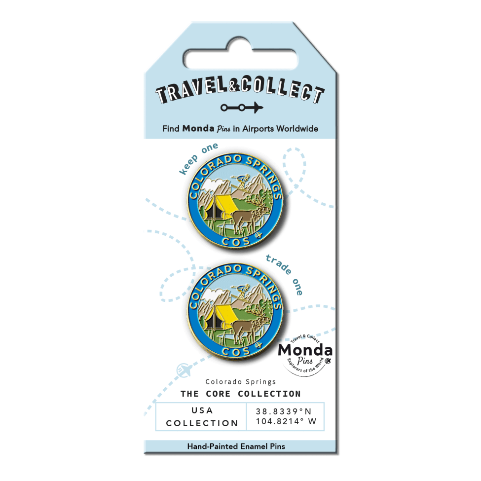 Monda Pins Colorado Collage Pin 2pk