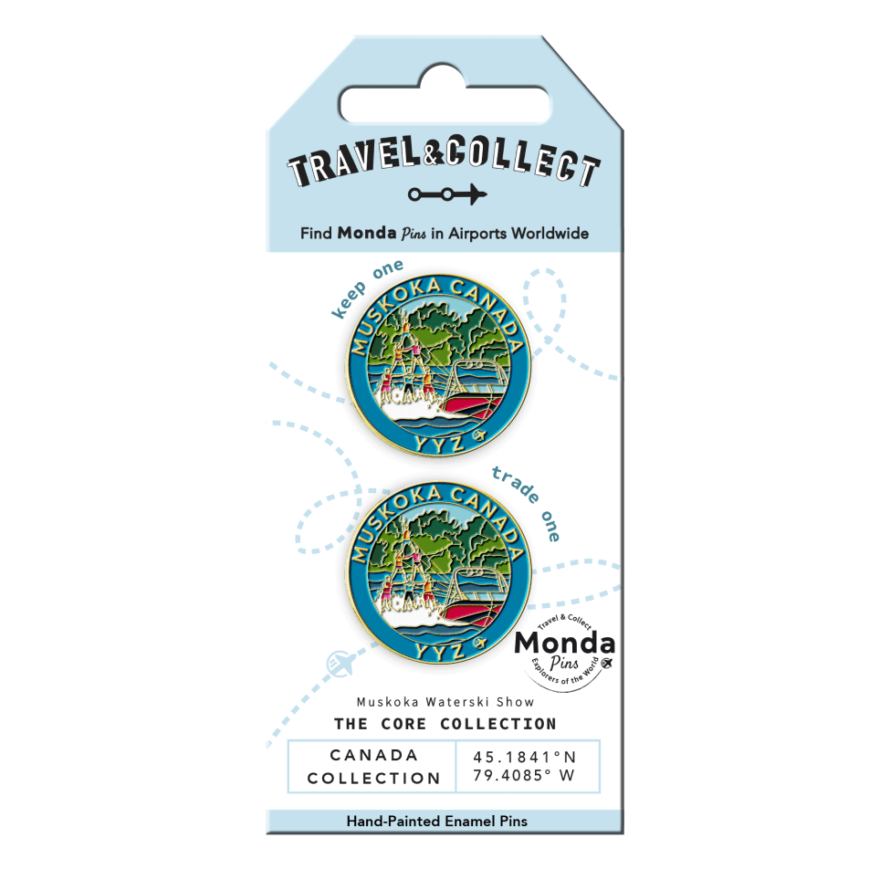 Monda Pins Muskoka Waterski Pin 2pk