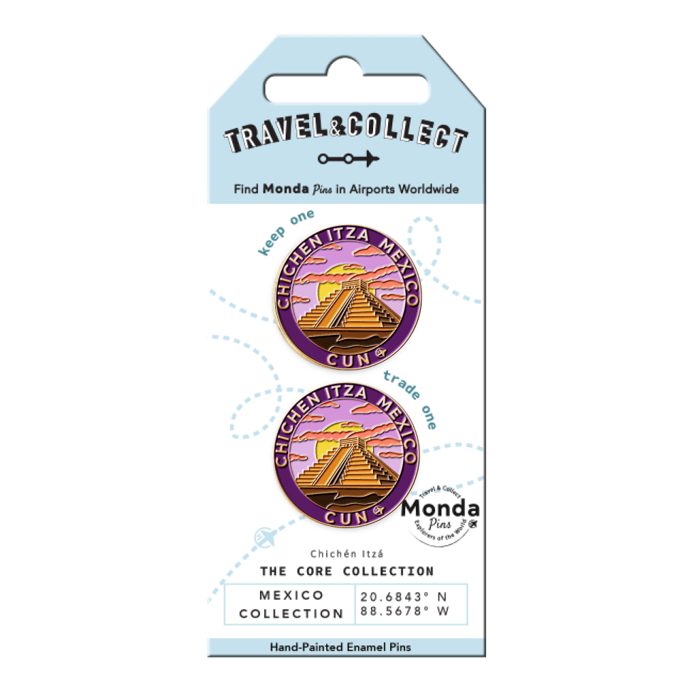 Monda Pins Mexico Chichen Itza Pin 2pk