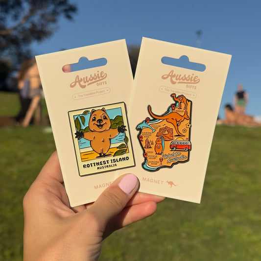 AG PER Quokka Polaroid Enamel Magnet