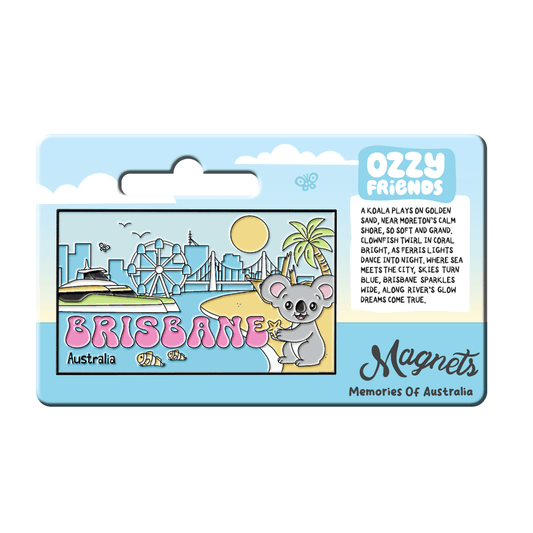 OF BNE Skyline Enamel Magnet