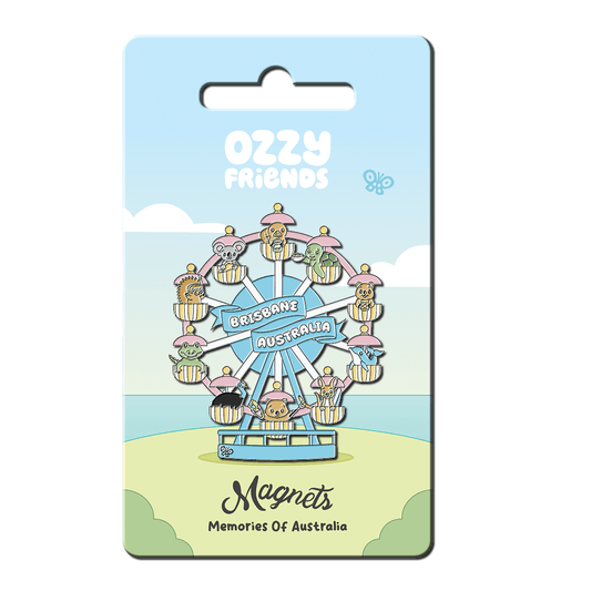 OF BNE Ferris Wheel Enamel Magnet