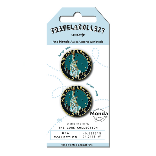 Monda Pins  New York Statue of Liberty Pin 2pk