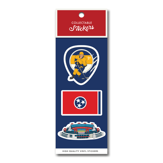 Nashville Sport Sticker 3pk