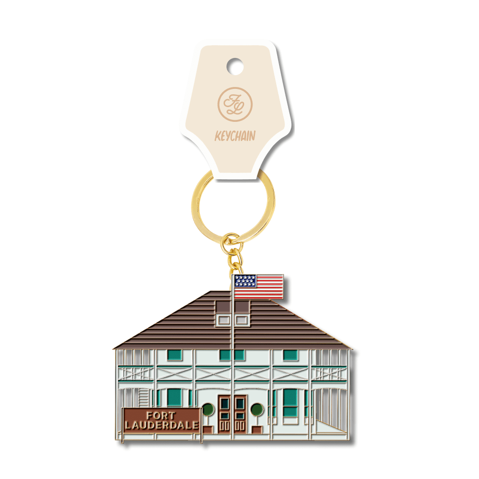 Stranahan House Museum Enamel Keychain Fort Lauderdale