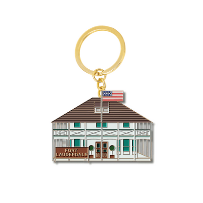 Stranahan House Museum Enamel Keychain Fort Lauderdale