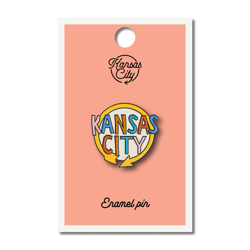 Kansas City Auto Sign Enamel Pin