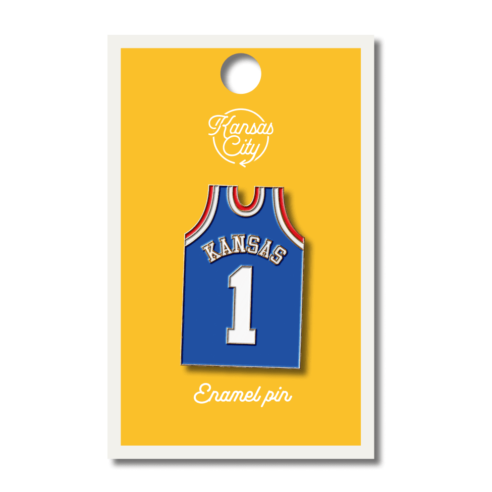 Kansas Jersey Enamel Pin