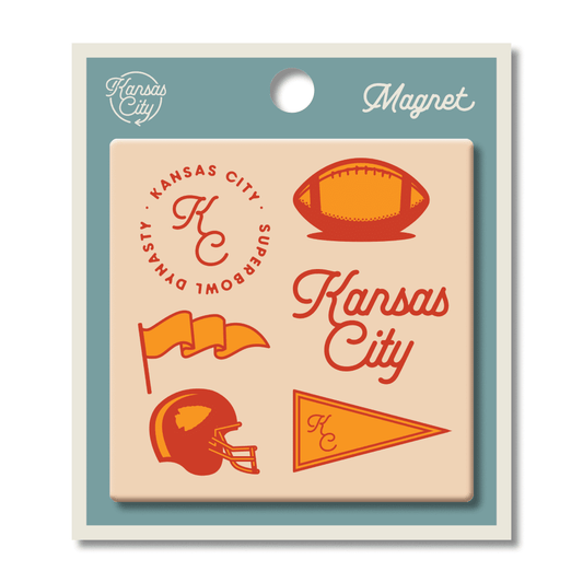 Kansas City Sport Tin Magnet