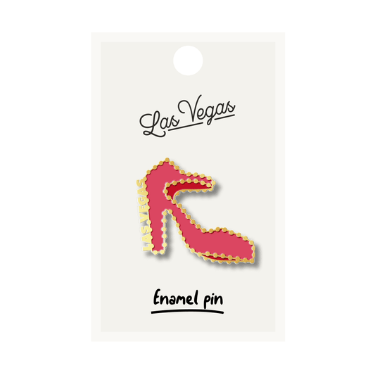 Las Vegas Red Heel Enamel Pin