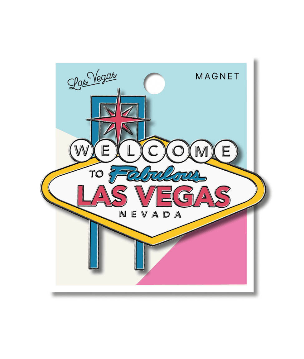 Las Vegas Sign Enamel Magnet