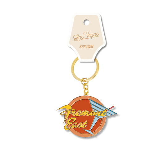 Las Vegas Freemont East Enamel Keychain