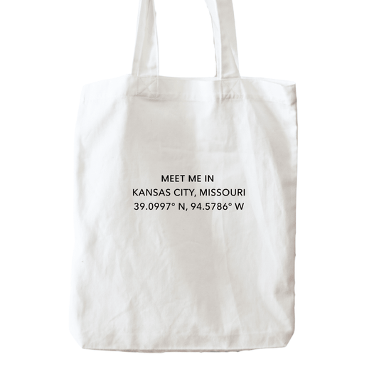 Kansas City Meet me in Tote Bag