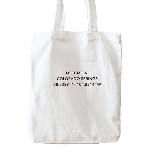 Meet me in Colorado Springs Coordinate Premium Tote Bag