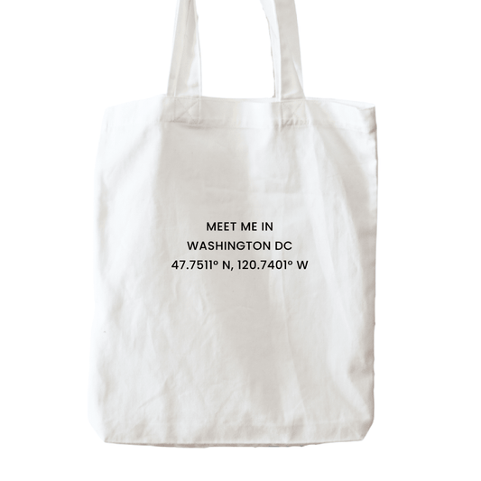 Meet Me In Washington DC Tote Bag