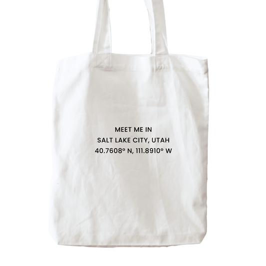 Meet Me In Salt Lake City Premium Tote Bag