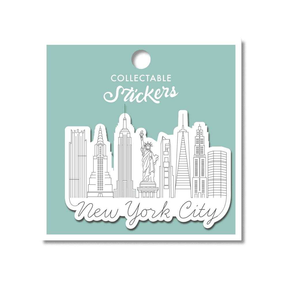 New York City Skyline Sticker