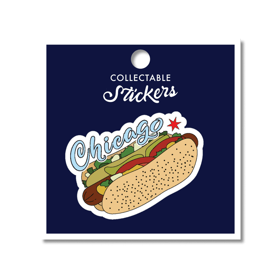 Chicago Hotdog Sticker