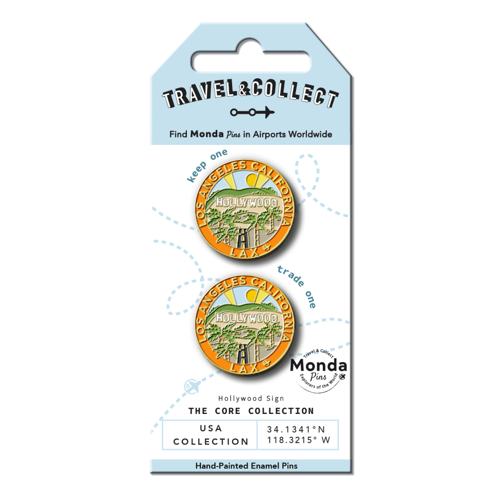 Monda Pins  Los Angeles Hollywood Pin 2pk