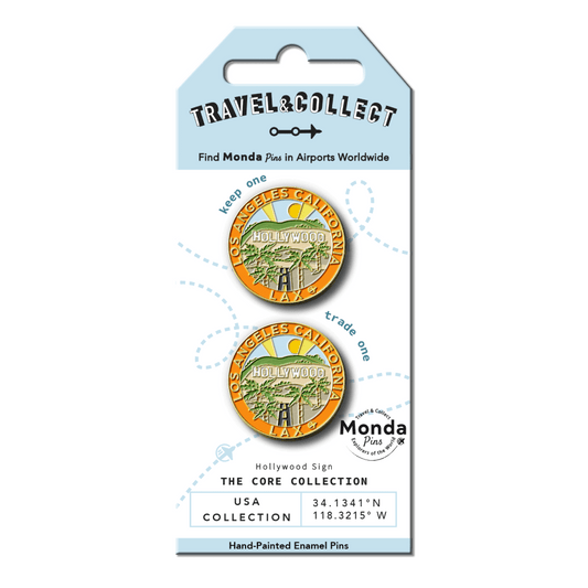 Monda Pins  Los Angeles Hollywood Pin 2pk