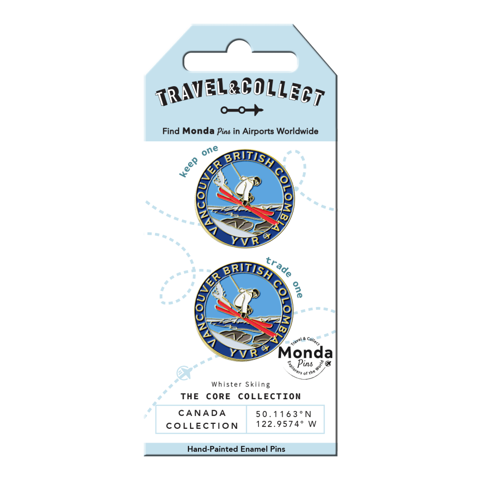 Monda Pins Vancouver Ski Pin 2pk