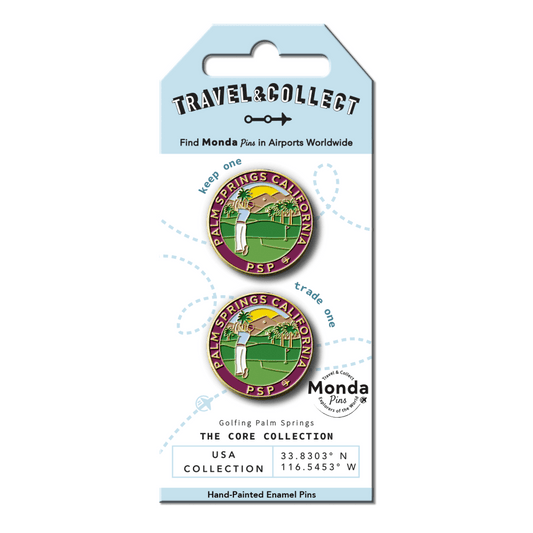 Monda Pins Palm Springs Golf Pin 2pk