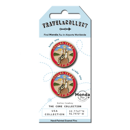 Monda Pins Texas Cowboy Pin 2pk