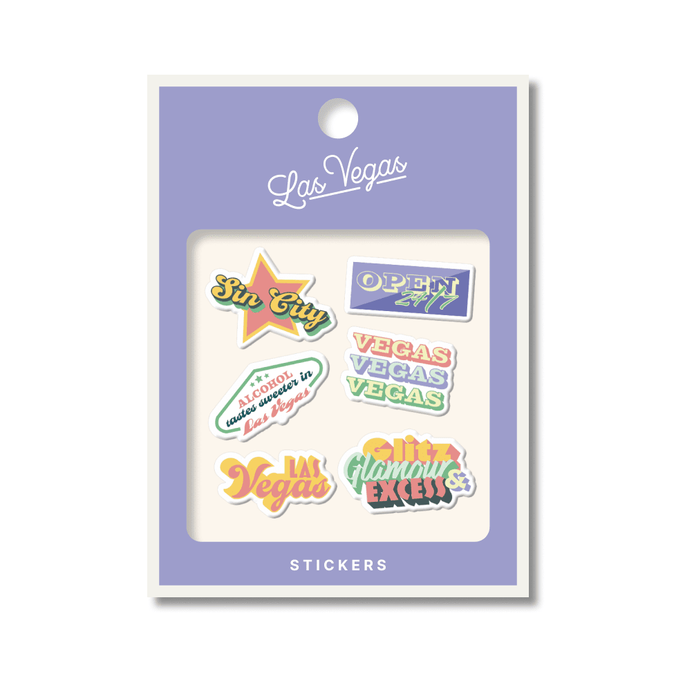 Las Vegas Glamour Sticker Multi Pack