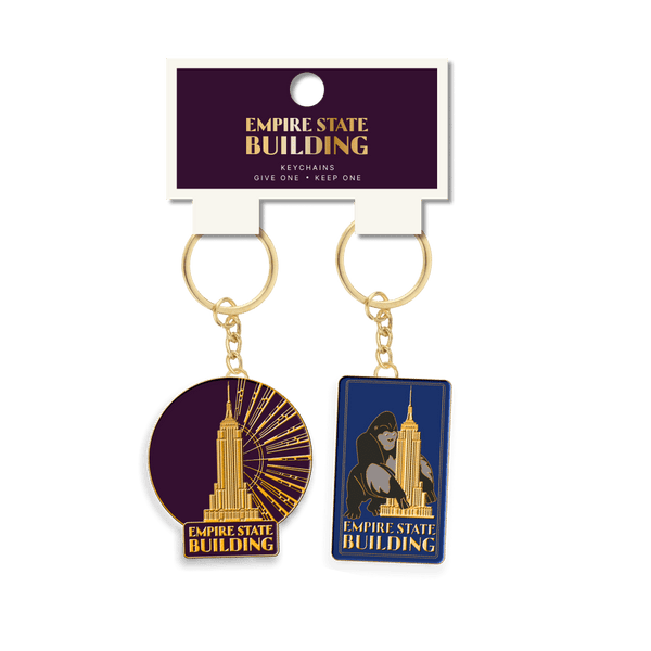 Empire State Building Art Deco Keychain 2pk – The Monda Company
