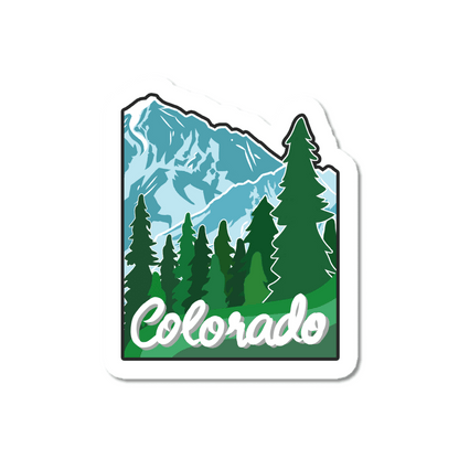 Colorado Mountains Sticker 1pk