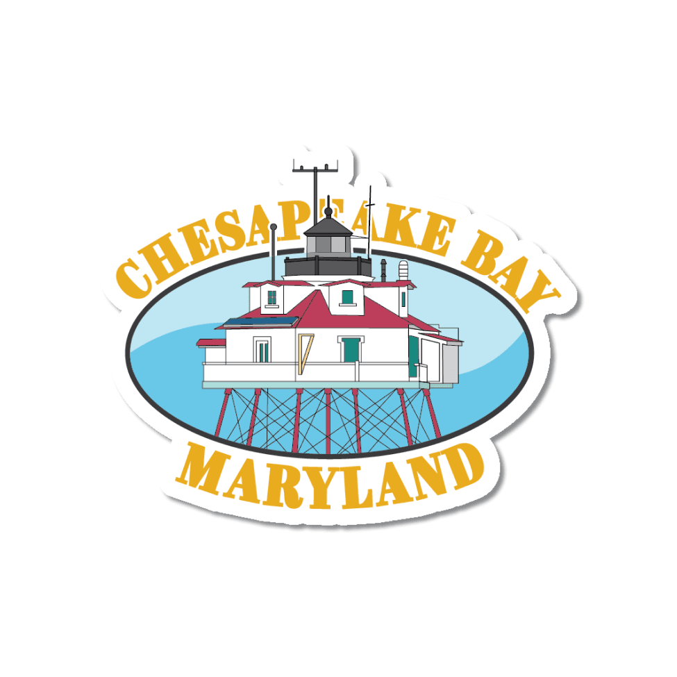 Chesapeake Bay Maryland Sticker 1pk