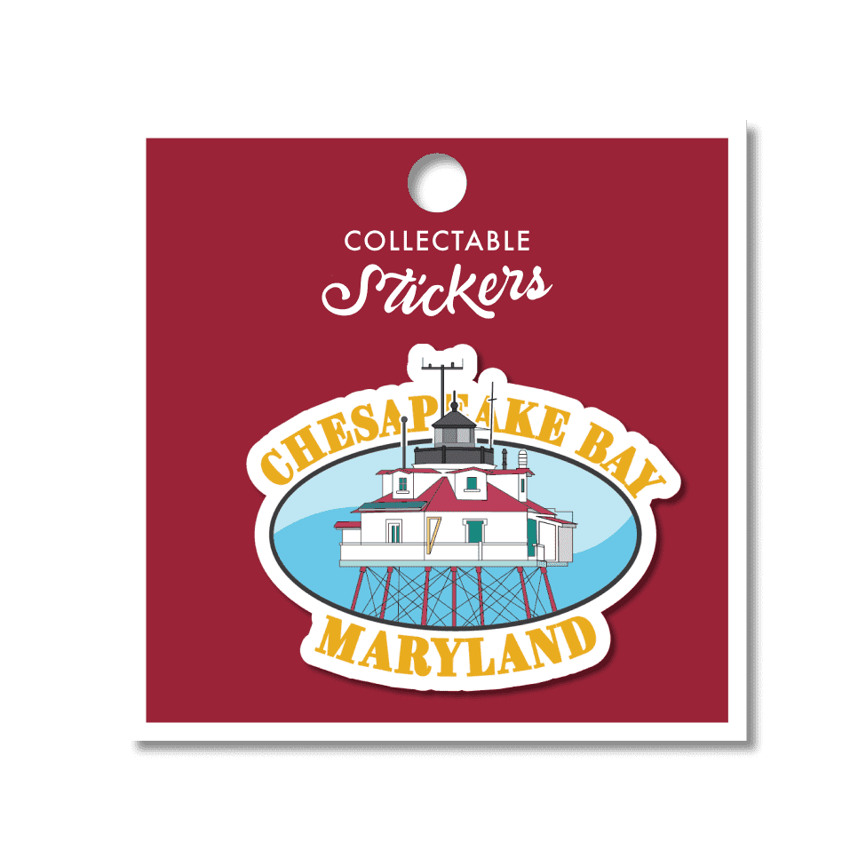 Chesapeake Bay Maryland Sticker 1pk