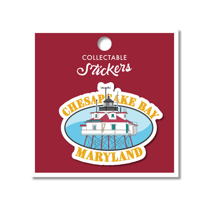 Chesapeake Bay Maryland Sticker 1pk